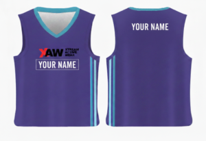 Custom Casual Blue White Lines Adult Youth Unisex Basketball Uniform