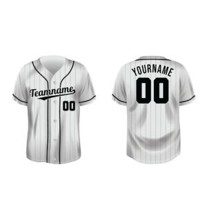 White Baseball Jersey – BSB001