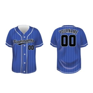 Blue Baseball Jersey - BSB012