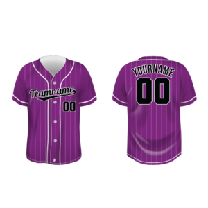 Purple Baseball Jersey - BSB013