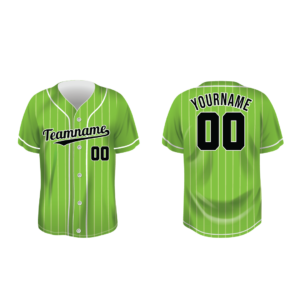 Green Baseball Jersey - BSB014
