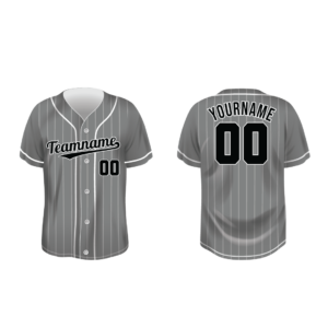 Gray Baseball Jersey – BSB016