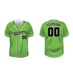 Green Baseball Jersey - BSB039