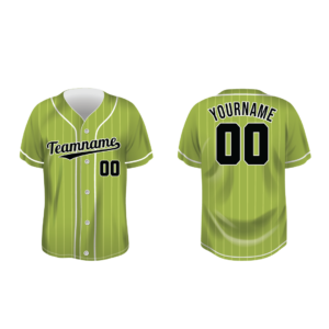 Lime Rush Custom Baseball Jersey – BSB040
