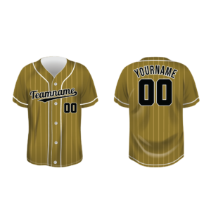 Gold Baseball Jersey - BSB041