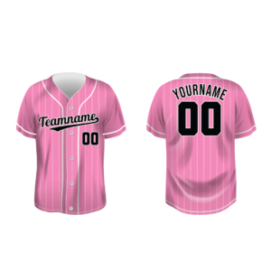 Pink Fury Custom Baseball Jersey – BSB054