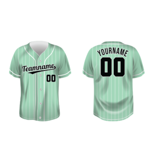 Green Baseball Jersey - BSB058