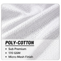 Poly-Cotton - Sub Premium - 170 GSM - Micro-Mesh Finish
