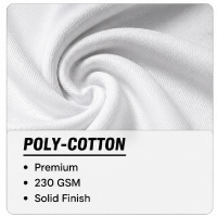 Poly-Cotton - Premium - 230 GSM - Solid Finish