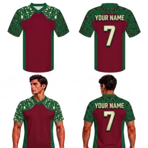 Custom Paint Mark Abstract Football Jersey