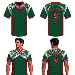 Custom Side Panel Abstract Adult Youth Football Jersey