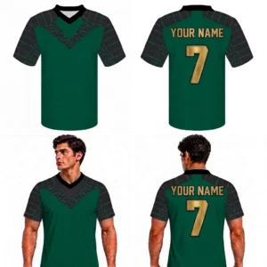 Custom Turtle Animals Adult Youth Football Jersey