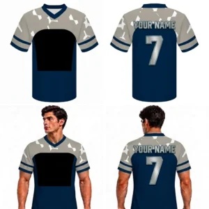 custom geometric abstract adult youth football jersey