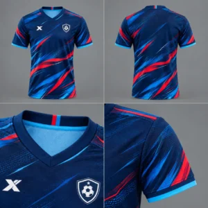 custom oval abstract youth football jersey