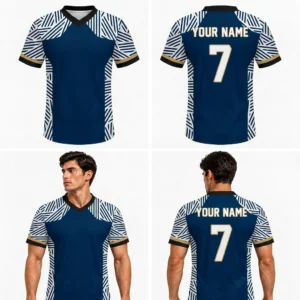 custom side by side lines adult youth football jerseys