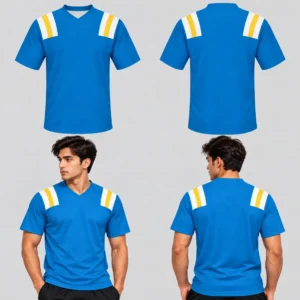Azure Fusion Unisex Custom Football Jersey