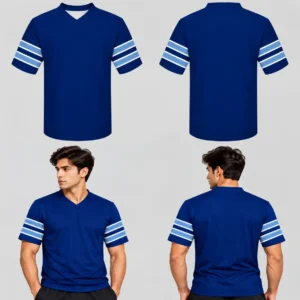 Cerulean Unisex Custom Football Jersey