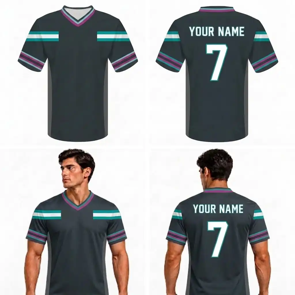 Custom Classic Bar Striped Adul Football Jersey-optimized