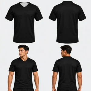 Coal Black Unisex Custom Football Jersey