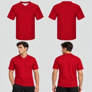 Crimson Blaze Unisex Custom Football Jersey