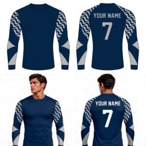 Custom Arms Lines Adult Youth Long Sleeve Compression Shirts