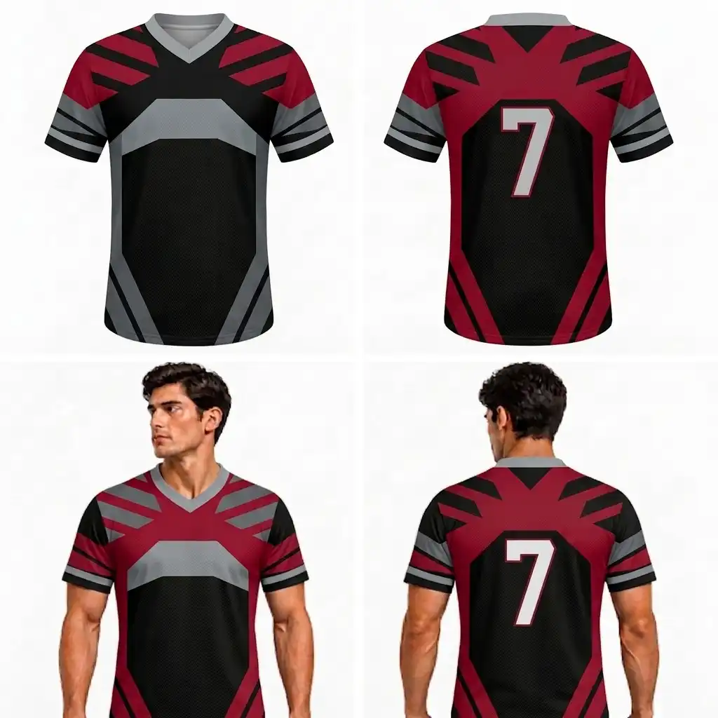 Custom Athletic Design Adult Youth Football Jerseys-optimized