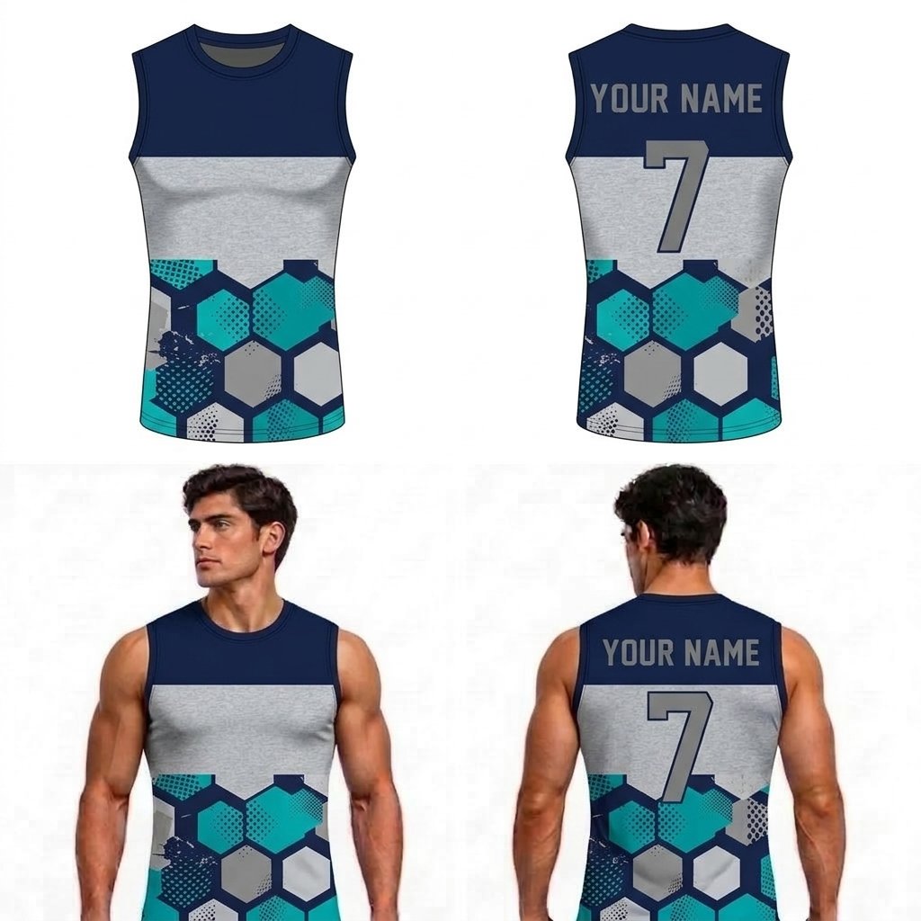 Custom Awesome Adult Youth Compression Sleeveless Shirt