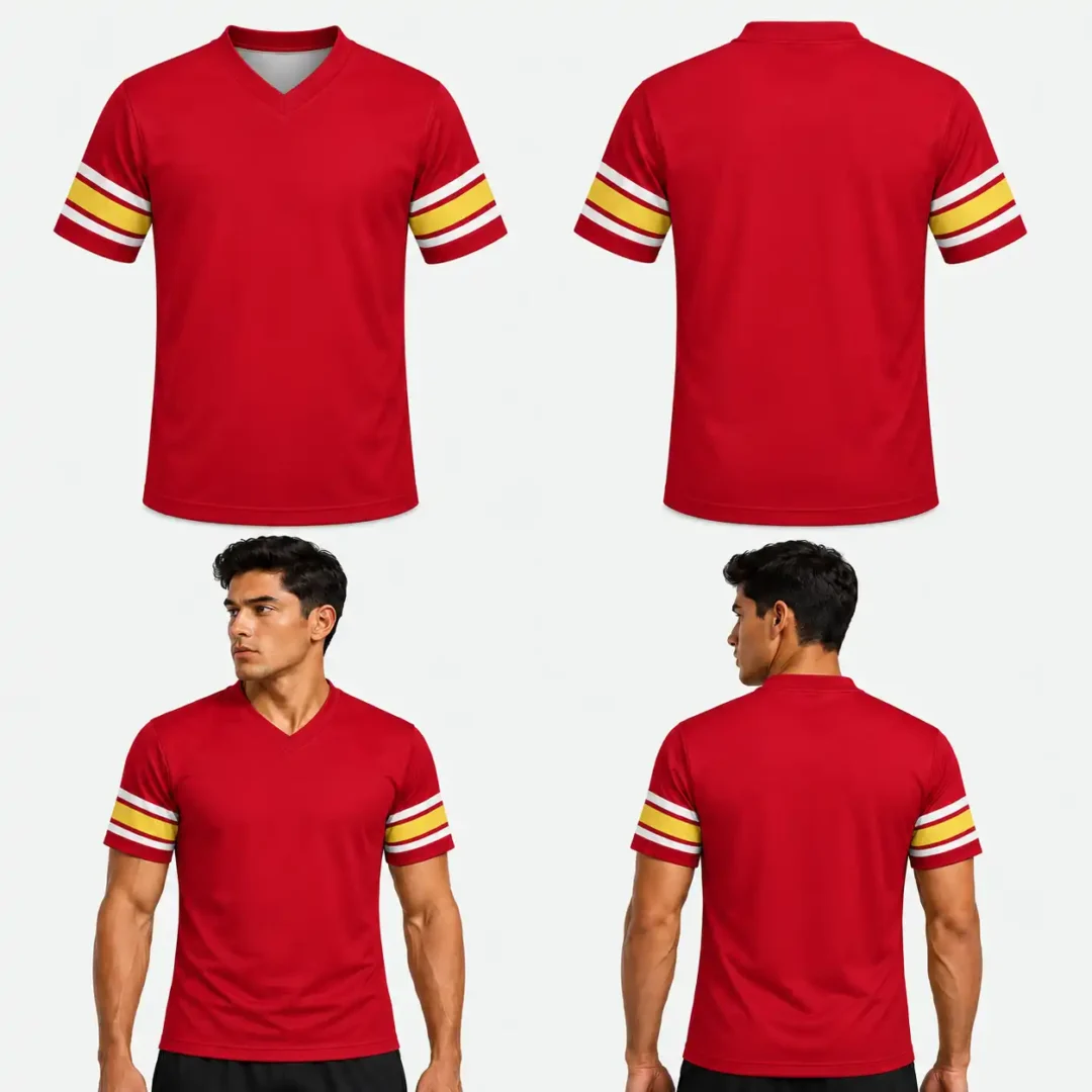Custom Bold and Bright Unisex Football Jersey