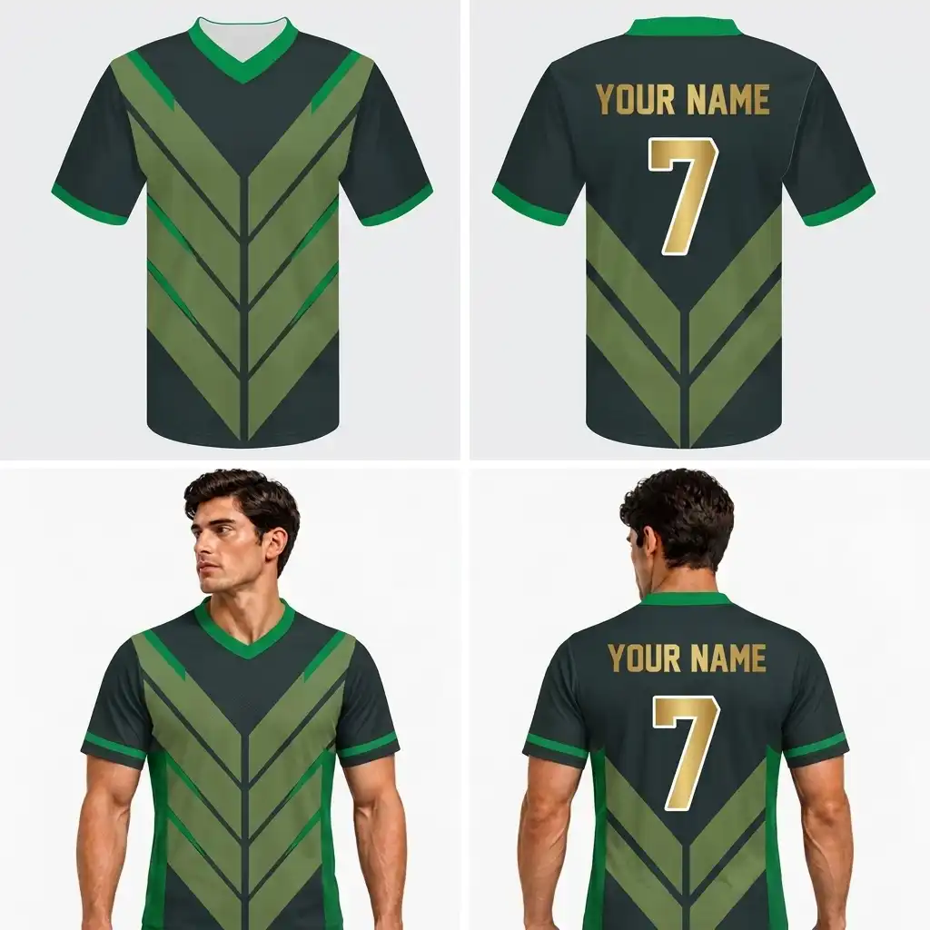 Custom Bow Shapes Adult Youth Football Jersey-optimized