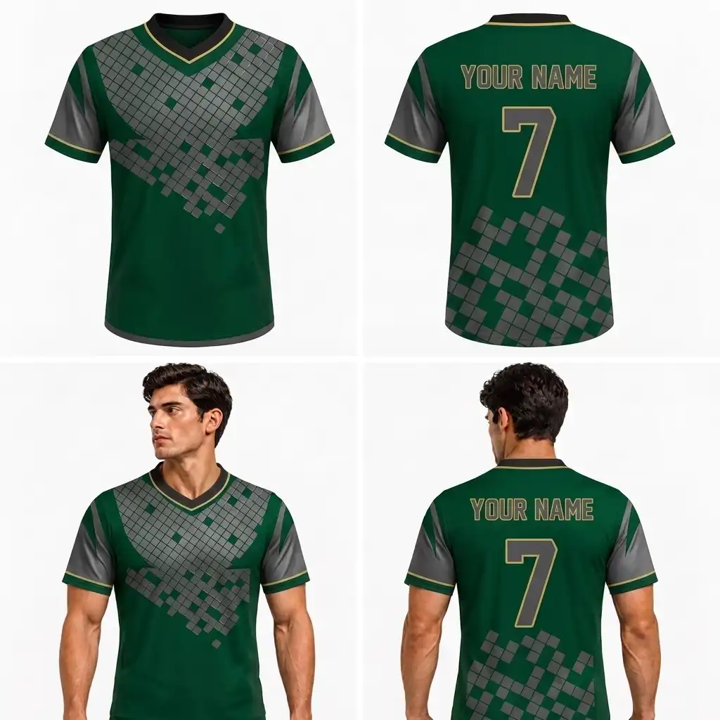 Custom Bricks Shapes Adult Youth Football Jersey-optimized