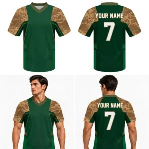 Custom Cracks Nature Adult Youth Football Jersey-optimized