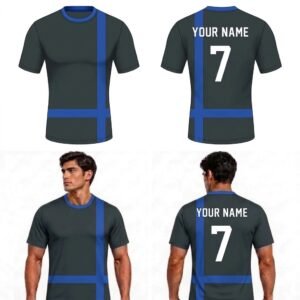 Custom Cross Lines Adult Youth Short Sleeve Compression Shirts