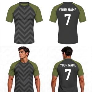 Custom Different Arms Adult Youth Short Sleeve Compression Shirts