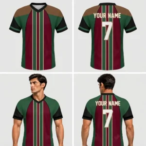 Custom Double Line Stripes Adult Youth Football Jersey