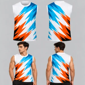 Custom Electric Slash Unisex Sleeveless Shirt