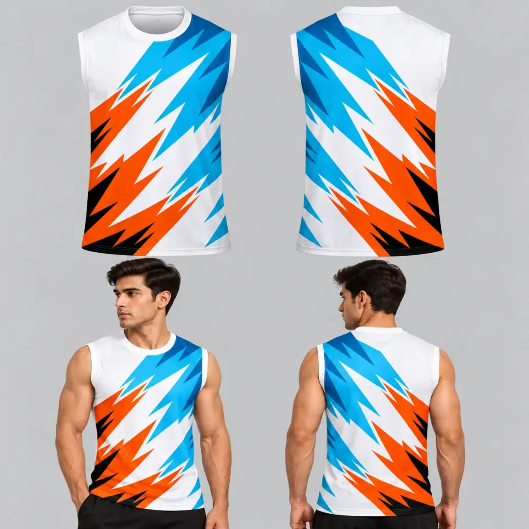 Custom Electric Slash Unisex Sleeveless Shirt
