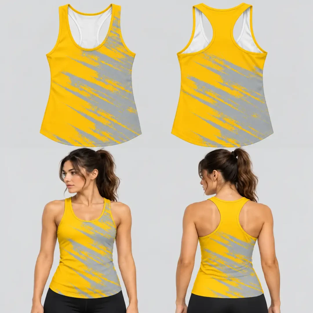 Custom Elegant Abstract Adult & Youth Unisex Track Sleeveless Shirt