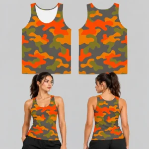 Custom Elegant Abstract Design Unisex Track Sleeveless Shirt