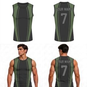 Custom Elegant Adult Youth Compression Sleeveless Shirts