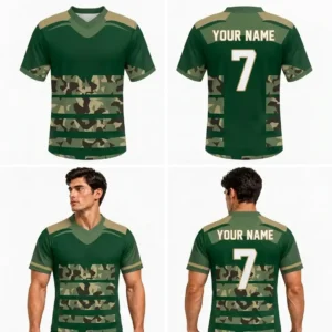 Custom Forest Camo Football Jersey-optimized