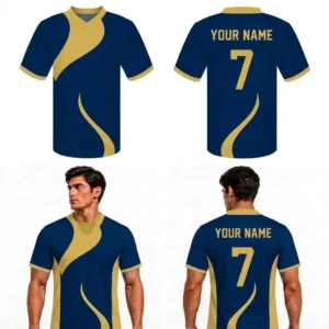 Custom Layered Shapes Adult Youth Football Jersey-optimized