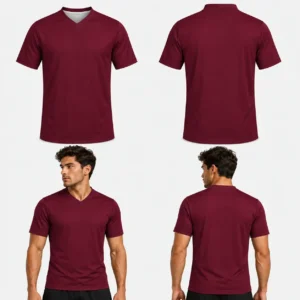 Custom Maroon Unisex Football Jersey