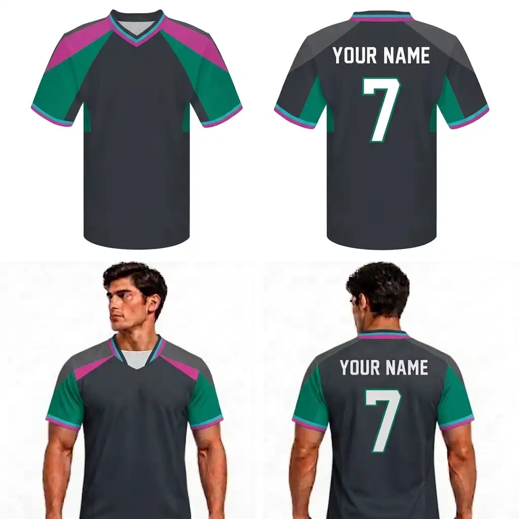 Custom Minimalistic Style Adult Youth Football Jersey-optimized