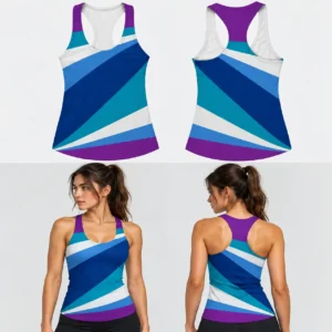 Custom New Track Motion Racerback Sleeveless Shirt