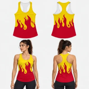 Custom New Track Racerback Sleeveless Shirts Style 4