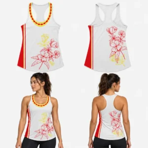 Custom New Track Sprint Racerback Sleeveless Shirt