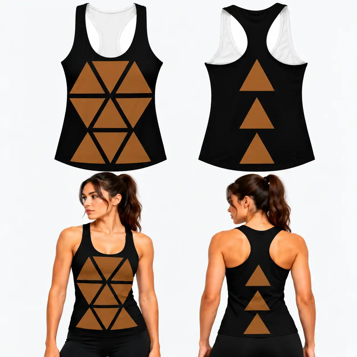 Custom New Track Stride Racerback Sleeveless Shirt