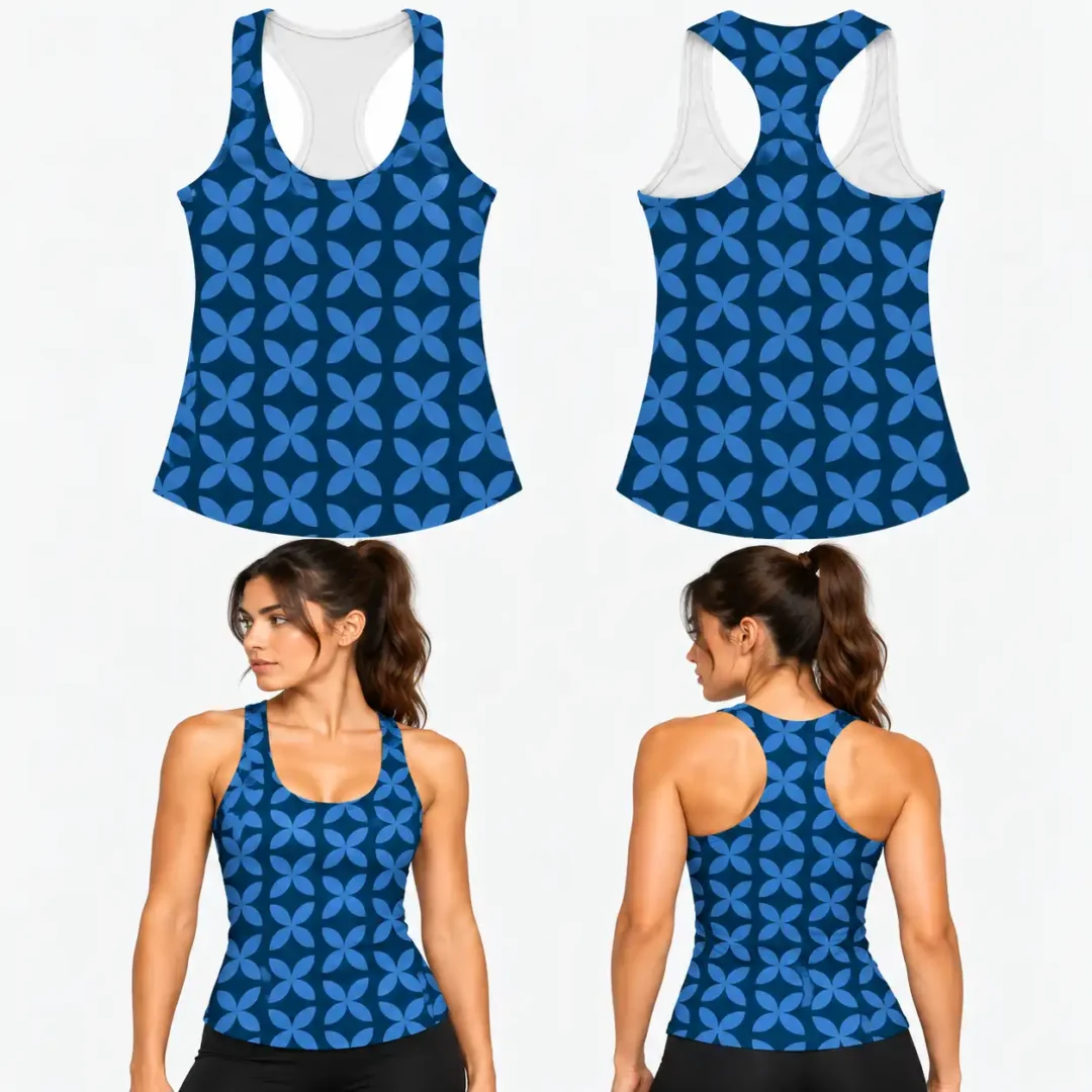 Custom New Track Turbo Racerback Sleeveless Shirt
