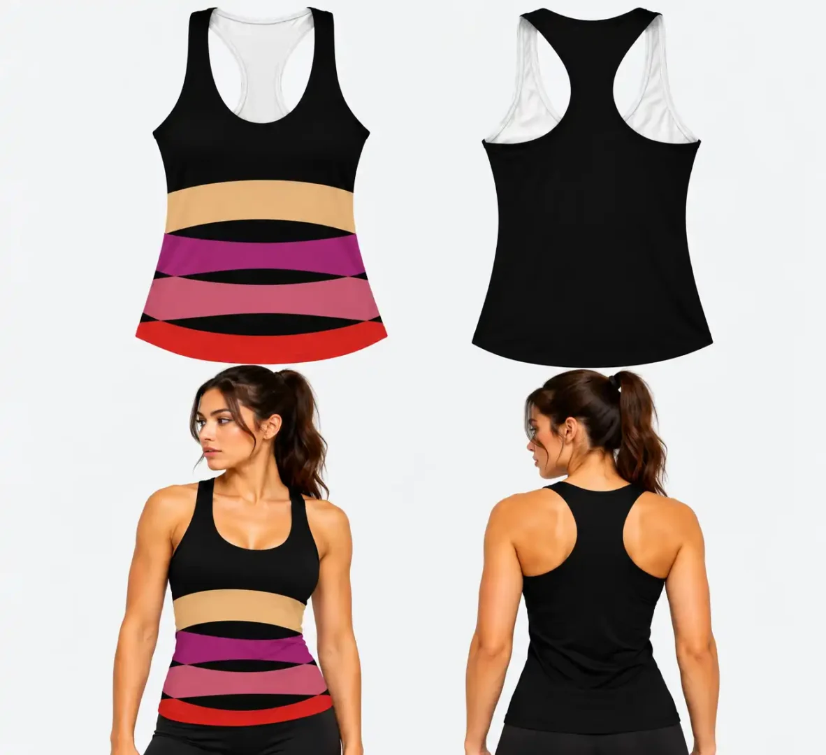 Custom New Track Velocity Racerback Sleeveless Shirt