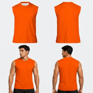 Custom Plain Adult Youth Unisex Sleeveless Shirt